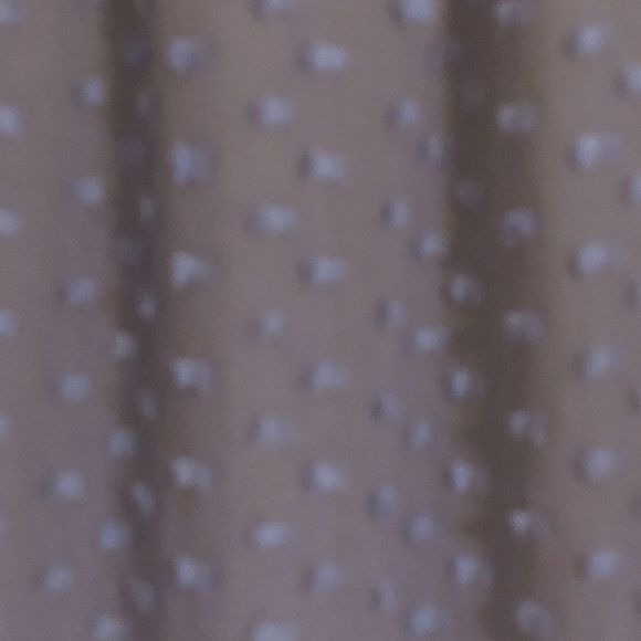 💕j. Crew Silk Ruffle "Penny" Top in Clip Dot Navy - Picture 9 of 11